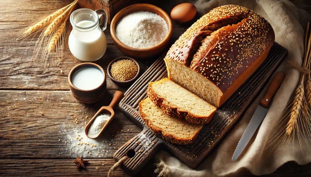 गेंहू के आटे की ब्रेड | Whole Wheat Brown Bread Recipe in Hindi brown bread recipe