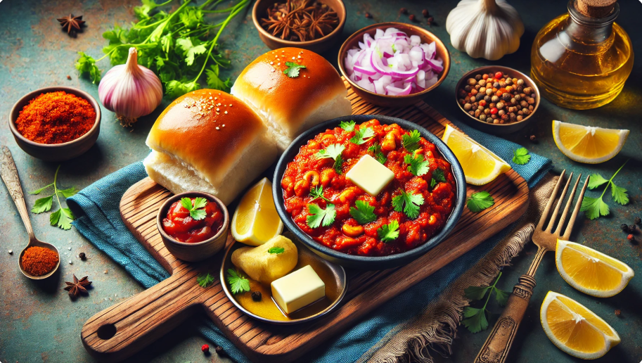 बहुत ही स्वादिष्ट पाव भाजी रेसिपी | Mumbai Type Pav Bhaji in Hindi Pav Bhaji Recipe