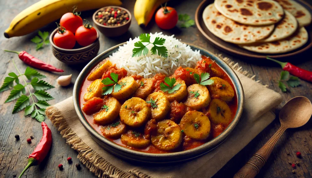 Banana curry recipe
