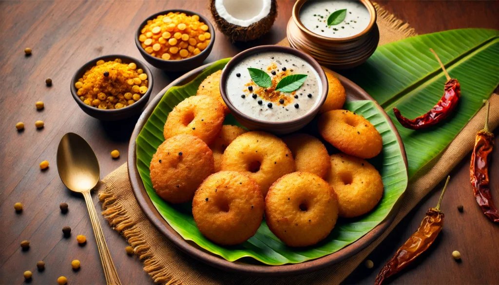 Crispy Medu Vada Sambar Recipe