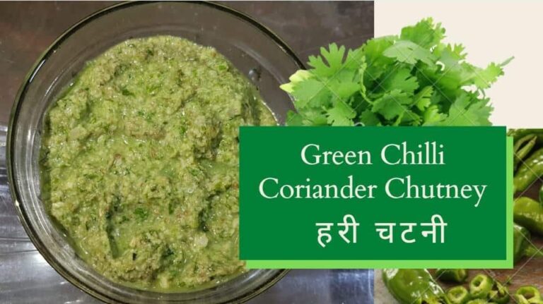धनिया और मिर्च चटनी की रेसिपी | Coriander And Chilli Chutney Recipe | हरी चटनी धनिया और मिर्च चटनी की रेसिपी