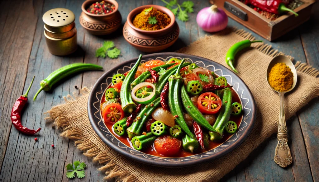 Achari Bhindi Recipe