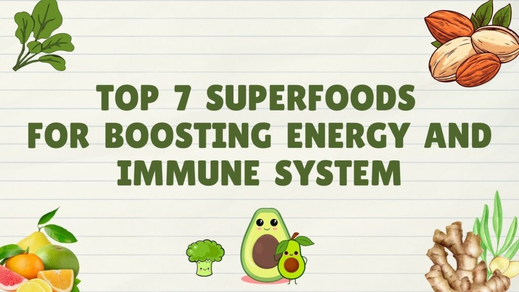 TOP 7 SUPERFOODS FOR BOOSTING ENERGY AND IMMUNITY SYSTEM