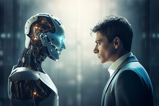 An image showing Artificial Intelligence vs Human Intelligence