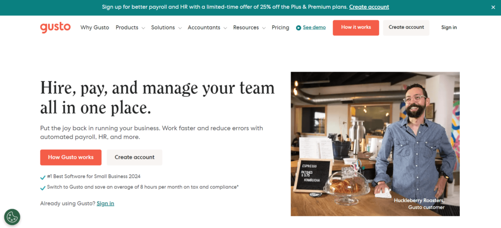 The Ultimate Guide to the Top 15 HR Management Software (HRMS) for 2025: Streamlining HR Processes and Enhancing Workforce Productivity 13 Gusto