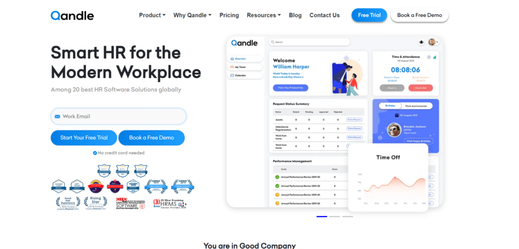The Ultimate Guide to the Top 15 HR Management Software (HRMS) for 2025: Streamlining HR Processes and Enhancing Workforce Productivity 8 Qandle