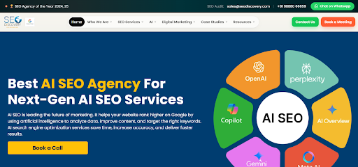 Top 10 Best GEO & AIO Agencies in India for AI Search Optimization in 2026 6 SEO Discovery